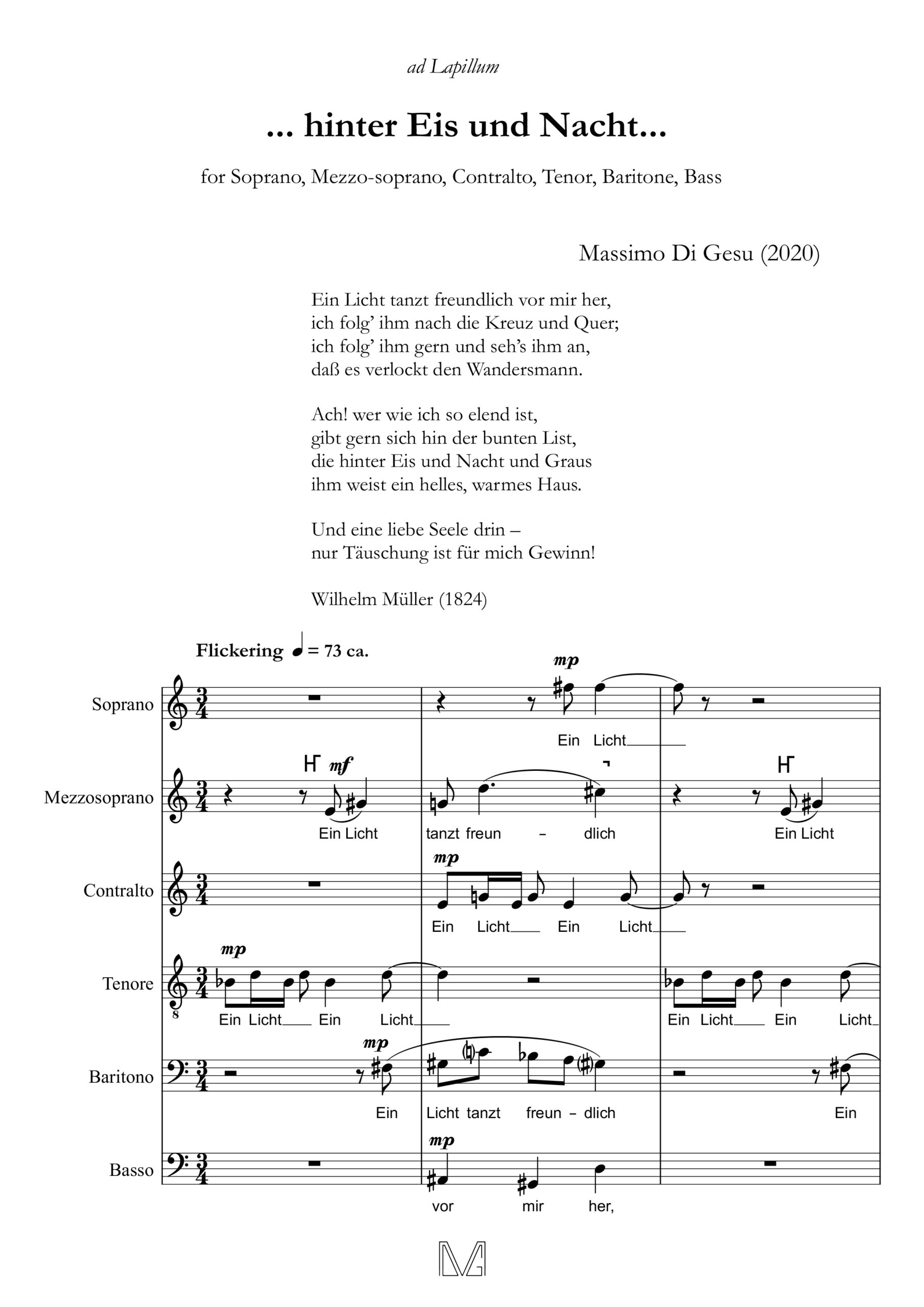 Hinter Eis und Nacht...