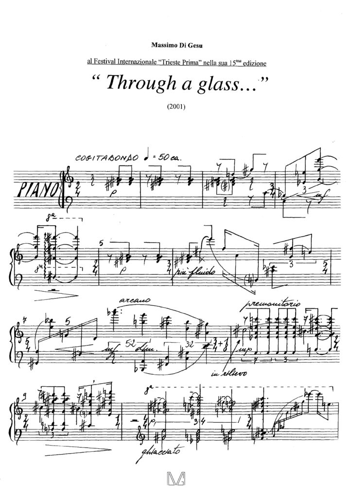 Through a glass…